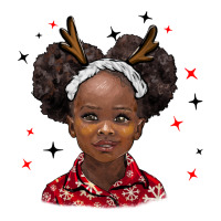 Christmas African Girl Premium Tee | Teevron