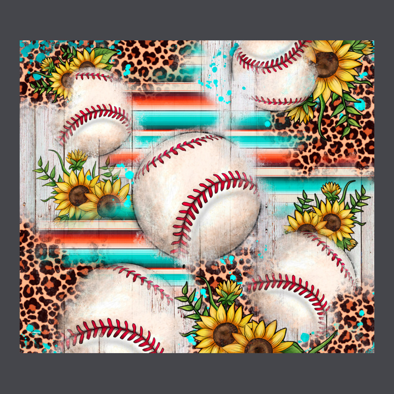 Baseball Leopard Sunflower Long Sleeve Tee by JahusDesignShop | Teevron