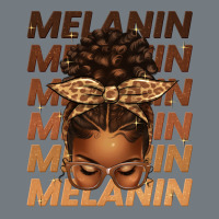 Melanin Afro Messy Bun Heavyweight Sweatshirt | Teevron