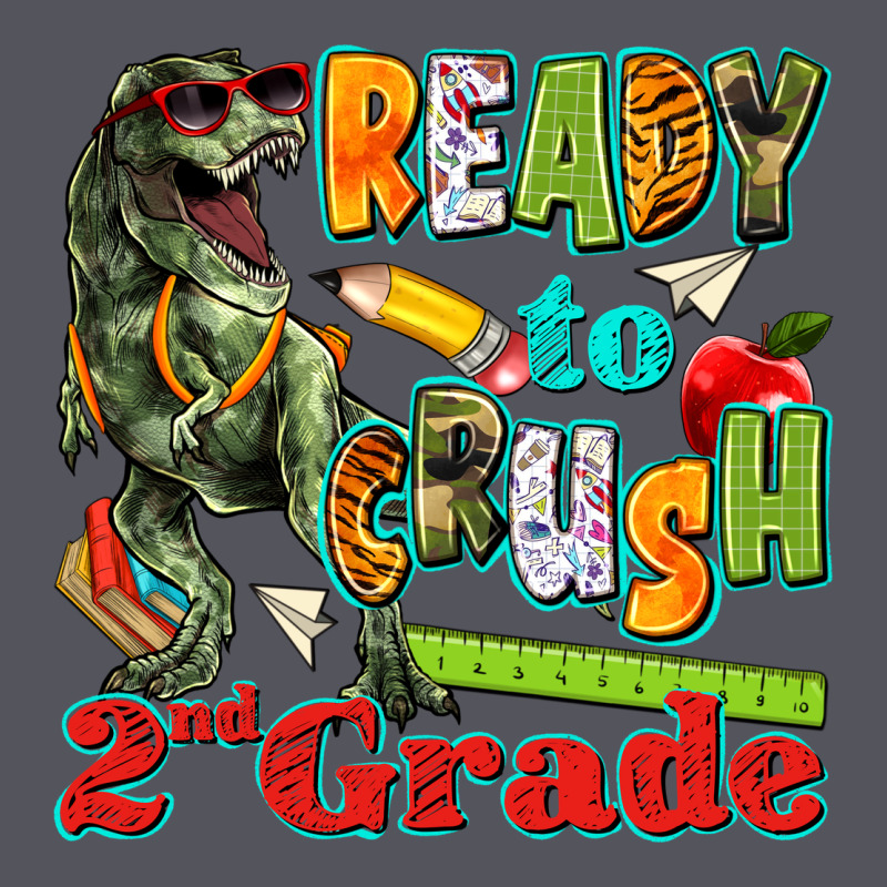 Ready To Crush Second Grade Vintage Hoodie by texasbilliewilder | Teevron