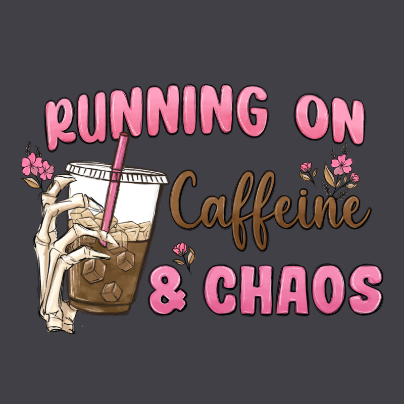 Running On Caffeine & Chaos Heavyweight Hoodie by MaliasSmallBusiness | Teevron