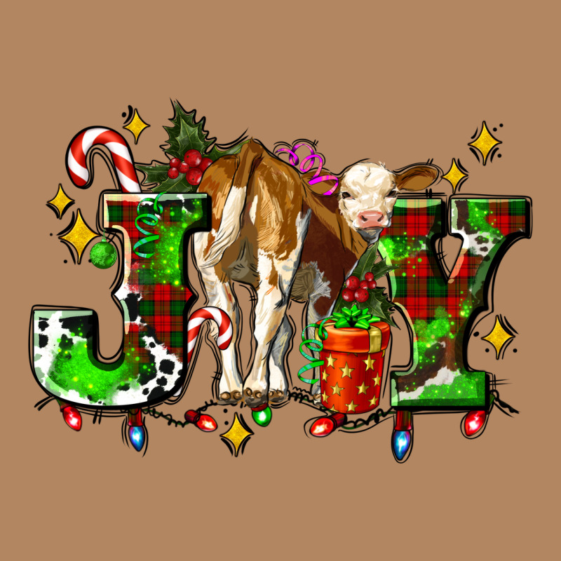 Joy With Baby Cow And Christmas Gifts Mistletoe Long Sleeve Tee by AdoDesignShop | Teevron