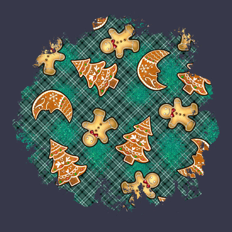 Christmas Gingerbread Cookies Patch Long Sleeve Tee by BundleAndBundleShop | Teevron