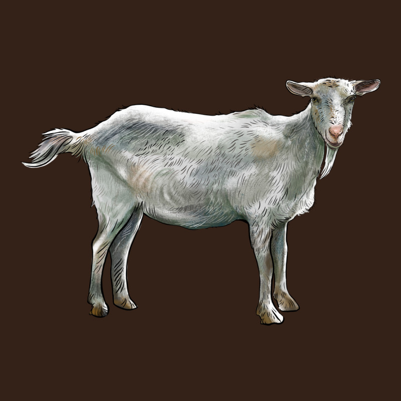 Saanen Goat Heavy Core Tee by LillyAllenDesigns | Teevron