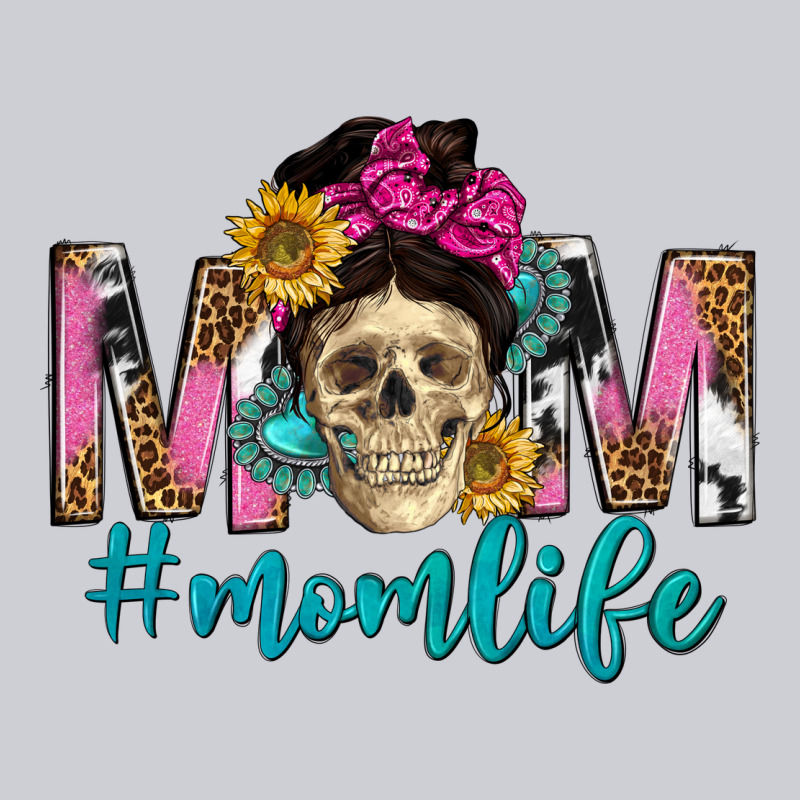 Mom Life With Skull Heavyweight Sweatshirt by texasbilliewilder | Teevron