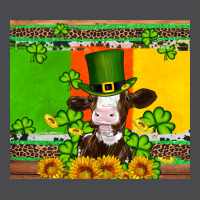 Saint Patricks Cow And Hat With Sunflower And Shamrock Zipper Hoodie | Teevron