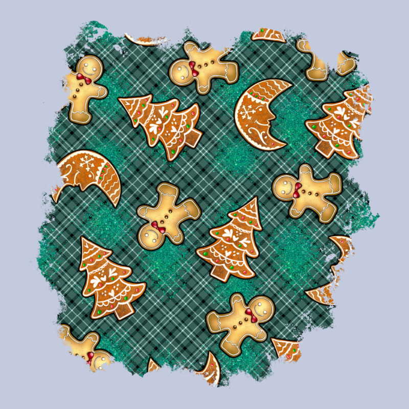 Christmas Gingerbread Cookies Patch Long Sleeve Tee by BundleAndBundleShop | Teevron