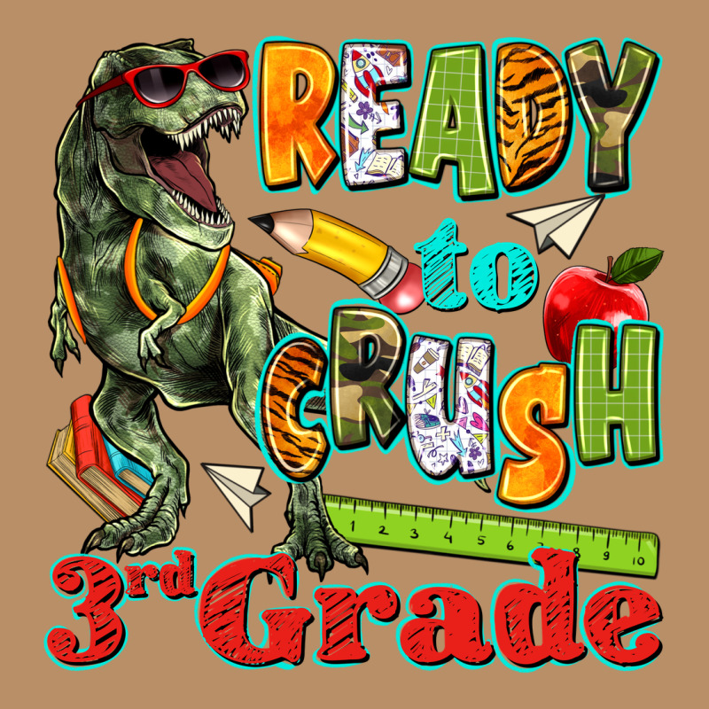 Ready To Crush Third Grade Vintage Hoodie by texasbilliewilder | Teevron