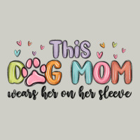 This Dog Mom Wears Her Heart On Her Sleeve Heavyweight Hoodie | Teevron