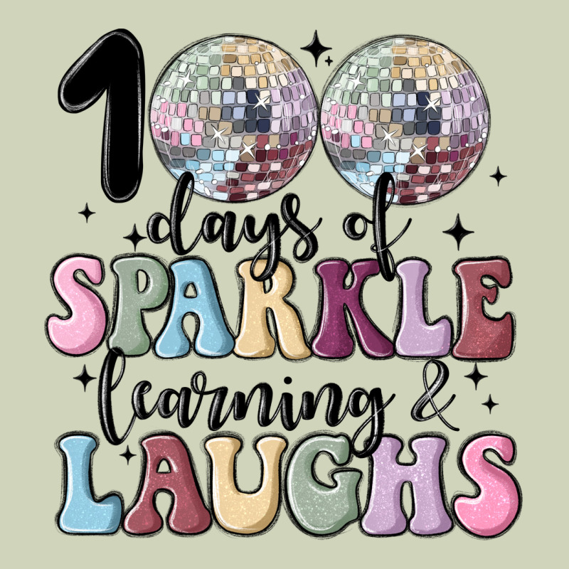 100 Days Of Sparkle Learning And Laugh Faux Sequin Heavyweight Hoodie by MaliasSmallBusiness | Teevron