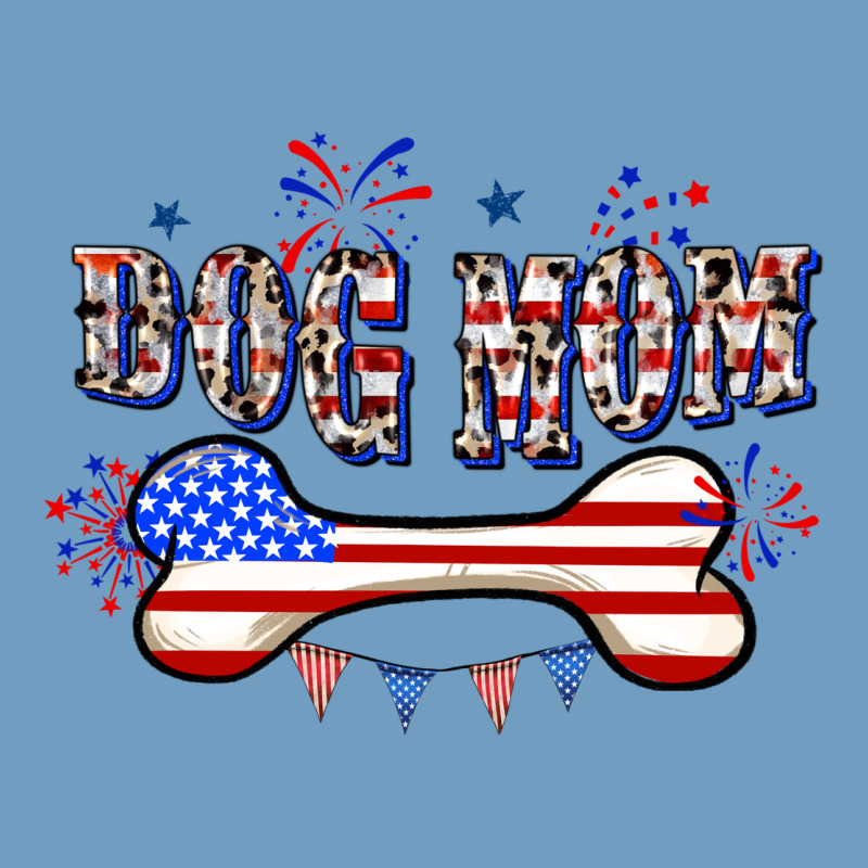4th Of July Dog Mom Urban Heavy Tee by CowGirlArtShop | Teevron
