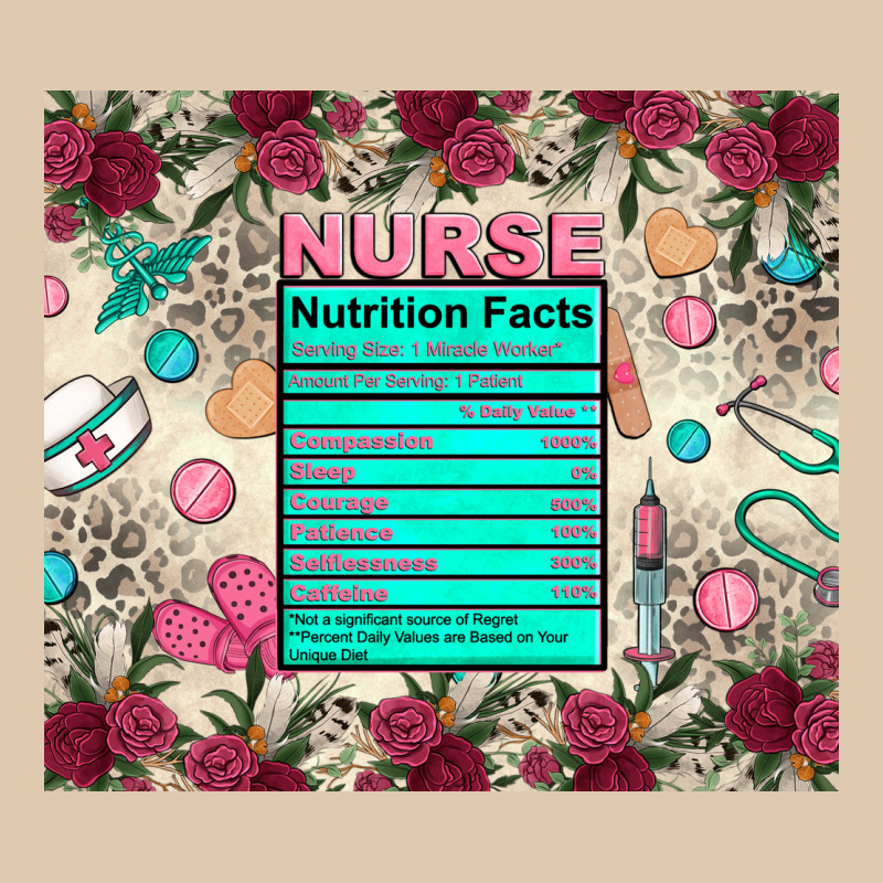 Nurse Nutrition Facts Heavyweight Sweatshirt by Zillion Design Studio | Teevron
