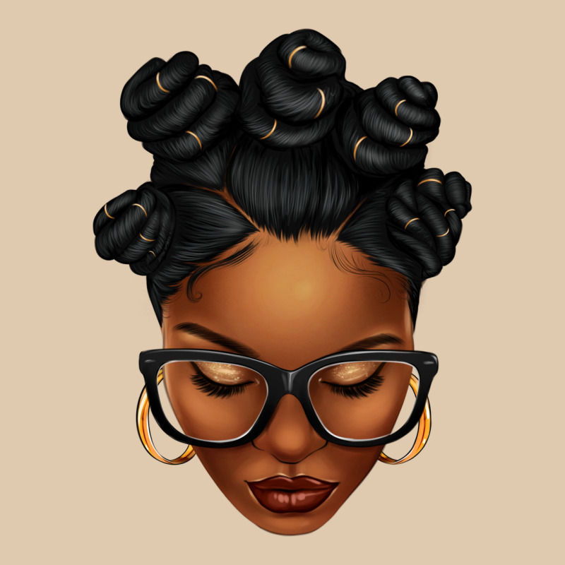 Afro Woman With Bantu Knots Heavyweight Sweatshirt by texasbilliewilder | Teevron