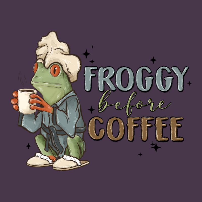 Froggy Before Coffee Heavyweight Hoodie by MaliasSmallBusiness | Teevron