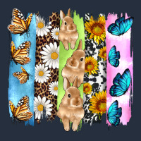 Easter Bunny Butterfly Daisy And Sunflower With Cowhide And  Leopard B Zipper Hoodie | Teevron
