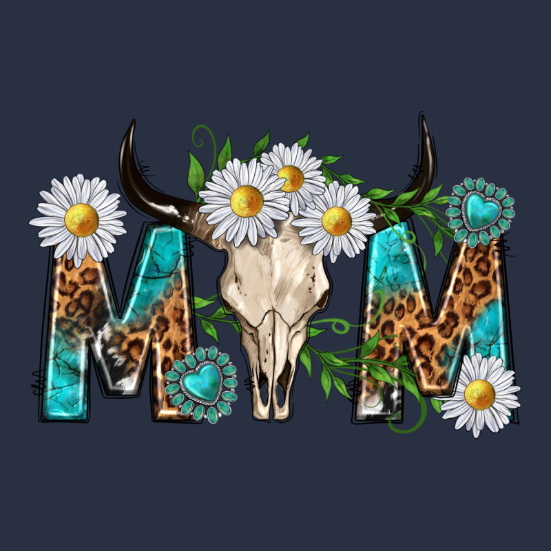 Mom With Bull Skull Heavyweight Sweatshirt by texasbilliewilder | Teevron
