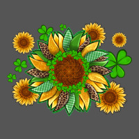 St Patricks Sunflowers With Shamrock And Glitters With Leopard Zipper Hoodie | Teevron