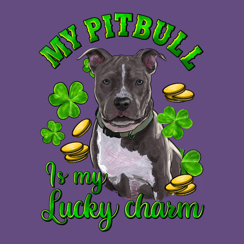St Patricks Day My Pitbuli My Lucky Charm Vintage Hoodie by RanaPortraitStore | Teevron