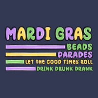 Mardi Gras Beads Heavyweight Hoodie | Teevron