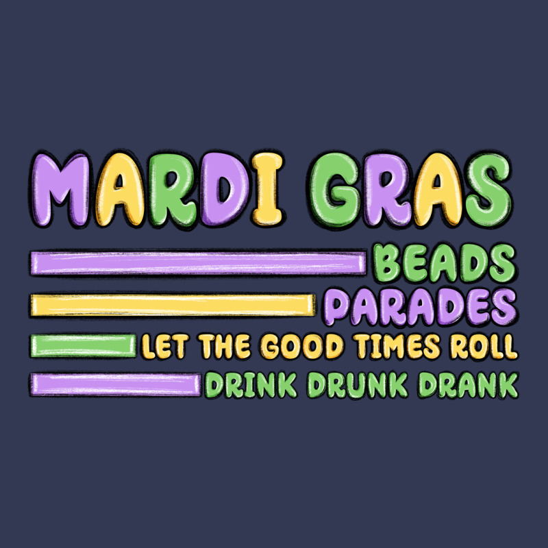 Mardi Gras Beads Heavyweight Hoodie by MaliasSmallBusiness | Teevron