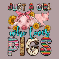 Just A Girl Who Loves Pigs Vintage Hoodie | Teevron
