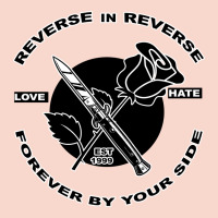 Reverse ın Reverse Love Hate Forever By Your Sıde Urban Hoodie | Teevron