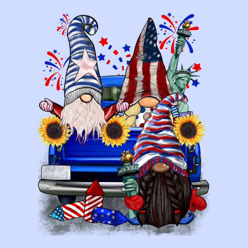 4th Of July Gnomes Truck Urban Heavy Tee by CowGirlArtShop | Teevron