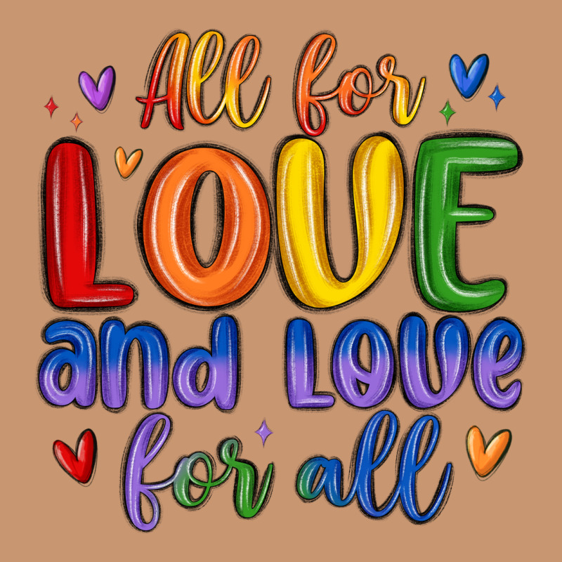 All For Love And Love For All Heavyweight Hoodie by MaliasSmallBusiness | Teevron
