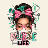 Afro Messy Bun Nurse Life Vintage Tee | Teevron