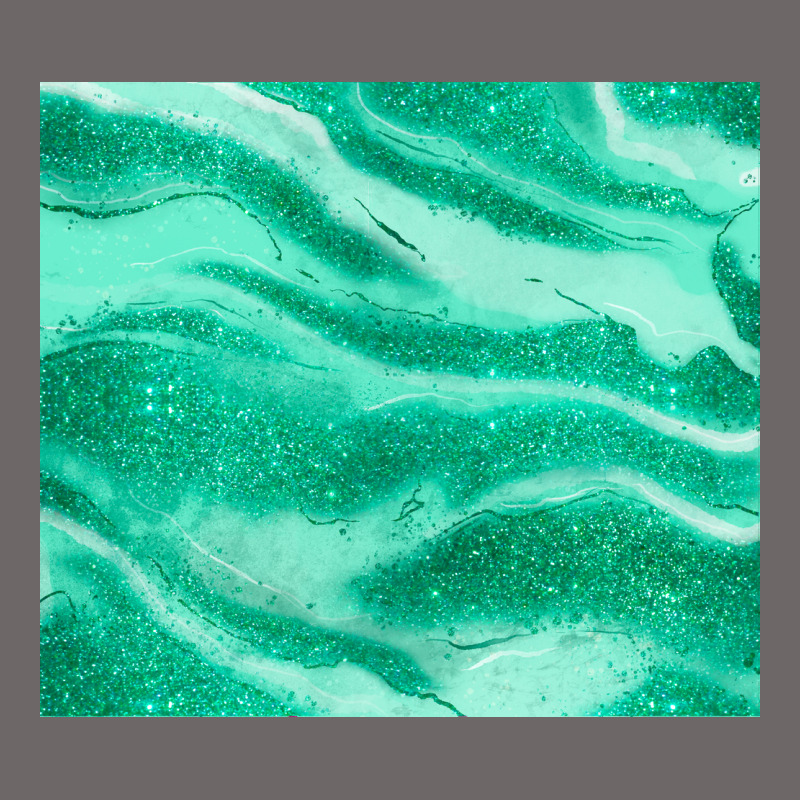 Green Glitter Classic Tee by JahusDesignShop | Teevron