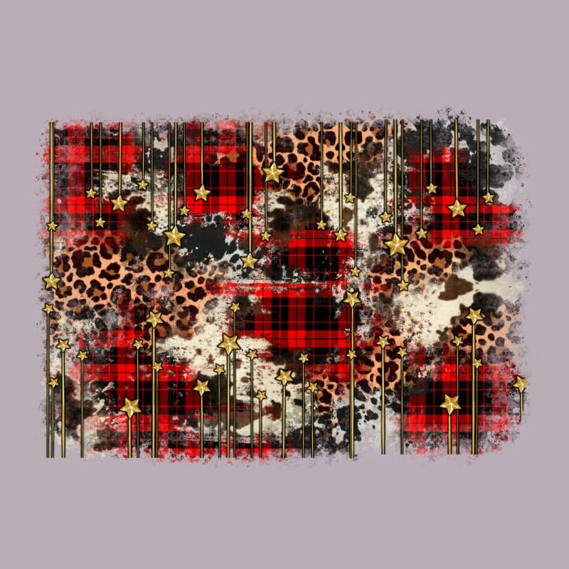 Christmas Leopard Cowhide Background Vintage Tee by BarkalooDesign | Teevron