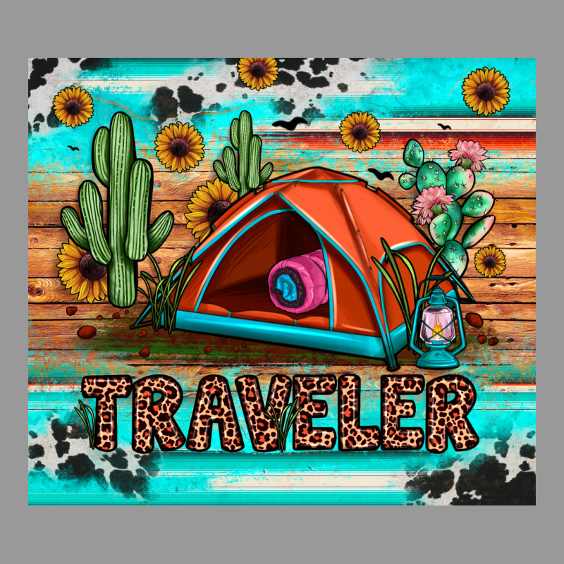 Traveler Tumbler Vintage Hoodie by JahusDesignShop | Teevron