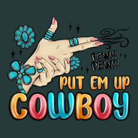Western Turquoise Put Em Up Cowboy Premium Sweatshirt | Teevron