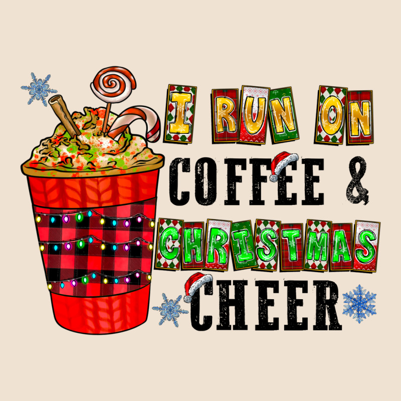 I Run On Coffee & Christmas Cheer Urban Heavy Tee by CowhideDigitalArt | Teevron