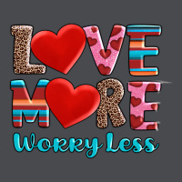 Love More Worry Less Zipper Hoodie | Teevron