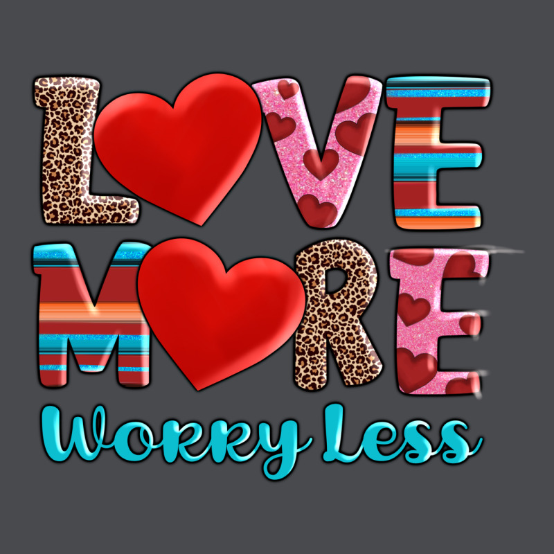 Love More Worry Less Zipper Hoodie by AdoDesignShop | Teevron