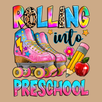 Rolling Into Preschool Grade Vintage Hoodie | Teevron