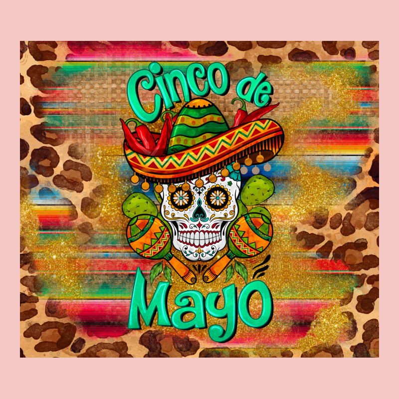 Cinco De Mayo Sombrero Skull Urban Heavy Tee by BarkalooDesign | Teevron