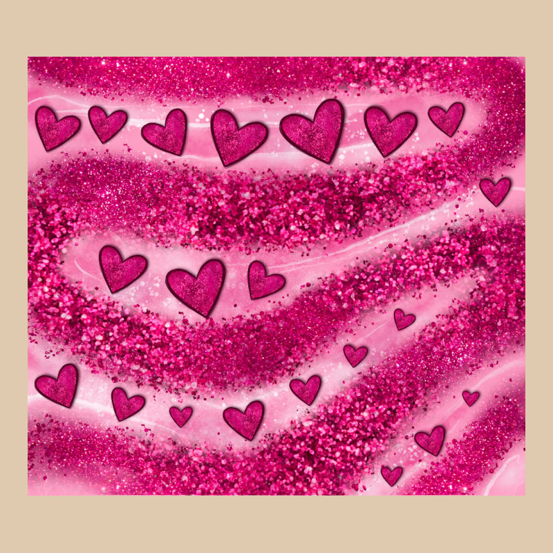 Pink Glitter Heart Classic Tee by JahusDesignShop | Teevron
