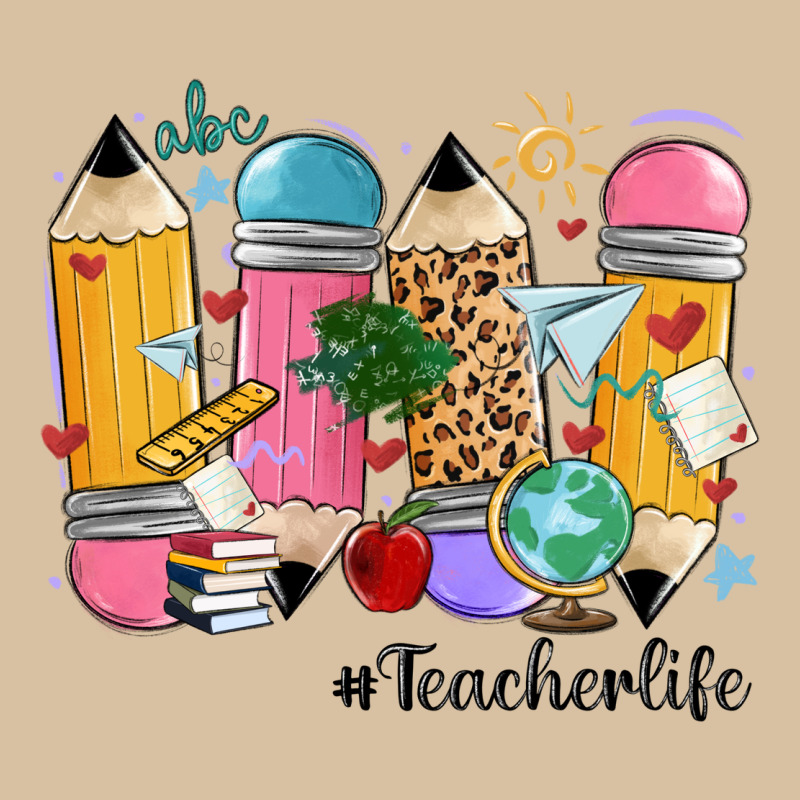 Teacher Life Pencils Heavyweight Hoodie by MaliasSmallBusiness | Teevron