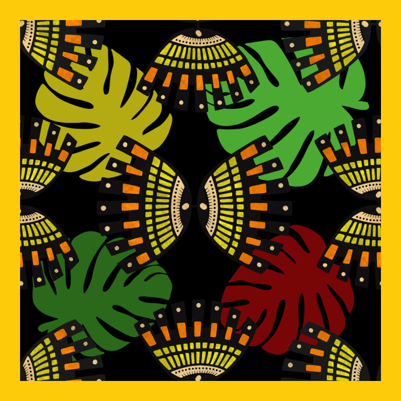 African And Leaf Seamless Pattern Premium Hoodie by BundleAndBundleShop | Teevron