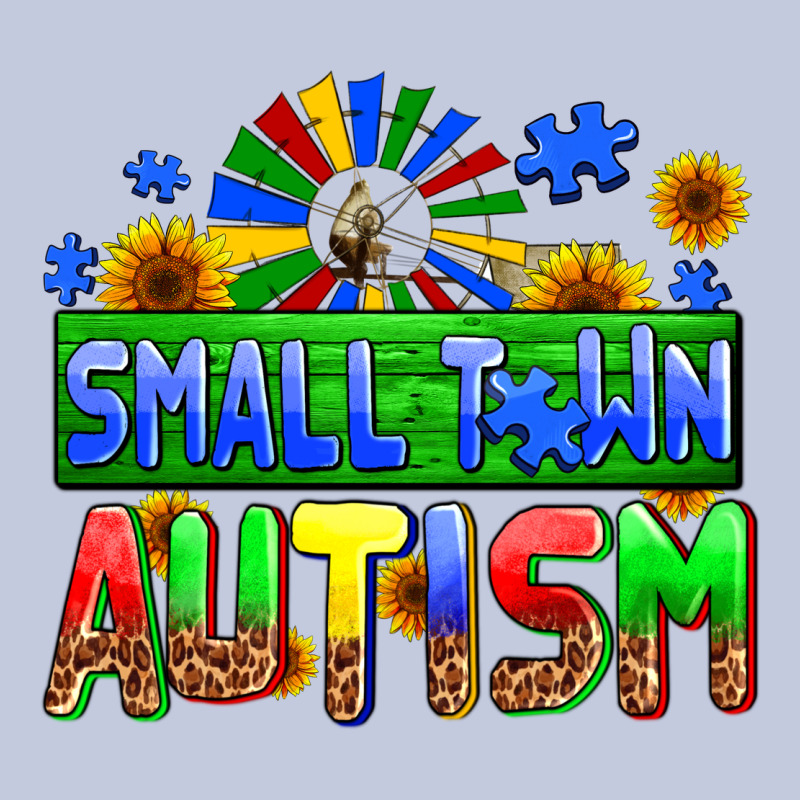 Small Town Autism Long Sleeve Tee by AdoDesignShop | Teevron