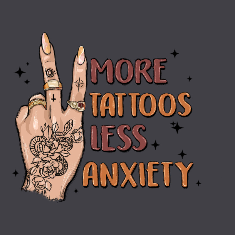 More Tattoos Less Anxiety Heavyweight Hoodie by MaliasSmallBusiness | Teevron