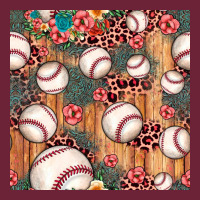 Baseball Leopard Seamless Pattern Long Sleeve Tee | Teevron
