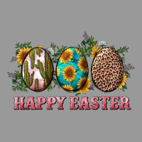 Happy Easter Eggs With Sunflower Leopard And Cactus Vintage Hoodie | Teevron