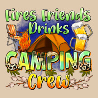 Fires Friends Drinks Camping Crew Heavyweight Sweatshirt | Teevron