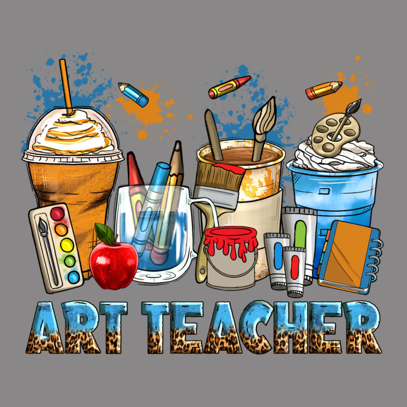 Art Teacher Coffee Cups Vintage Tee by Zillion Design Studio | Teevron