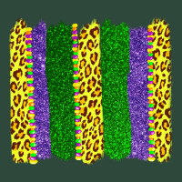 Mardi Gras Leopard Brushstrokes Zipper Hoodie | Teevron