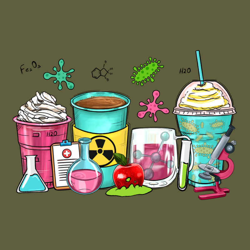 Science Teacher Coffee Cups Vintage Tee by Zillion Design Studio | Teevron