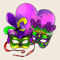 Mardi Gras Heart And Mask Zipper Hoodie | Teevron